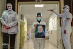 استقبال مدافعان سلامت از پویش «به نیت حاج قاسم»‎‎