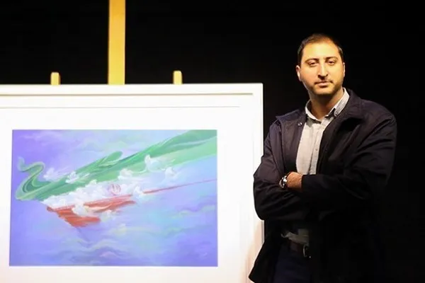 تدارک 2 تابلوی نگارگری به مناسبت چهلمین سالگرد انقلاب اسلامی