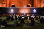مراسم عزاداری شب سوم محرم در محوطه باز مصلی تبریز