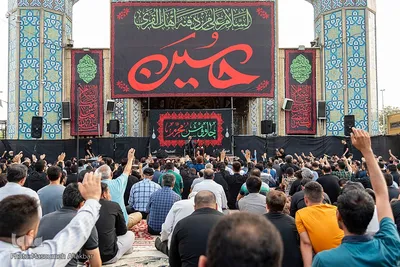 مراسم سیاه‌پوشان امامزاده محمد (ع) کرج