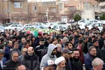 مراسم تشییع و تدفین شهید "احسان غمی تازه کندی" اولین شهید اهری جنگ رمضان در اهر