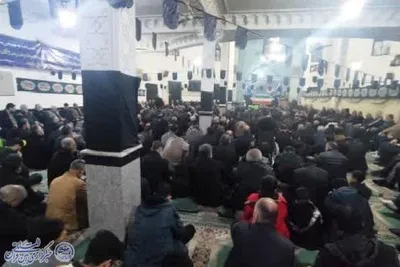 سومین شب اجتماع باشکوه مردم بابلسر در شام شهادت رهبر شهید امام خامنه ای