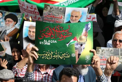 راهپیمایی مردم اصفهان در حمایت از مقاومت فلسطین