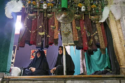 مراسم تعزیه خوانی وداع حضرت علی اکبر(ع)
