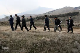 آیین درختکاری در پارک جنگلی  سد«لتیان» در شمال شرق استان تهران