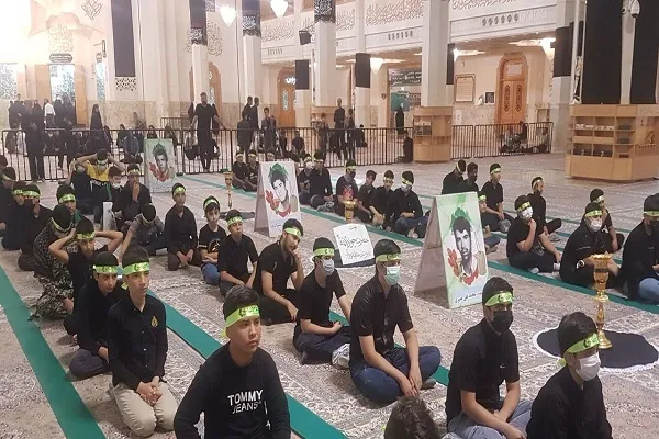 حضور ۱۳۰ هیأت دانش‌آموزی قم در سوگواره «احلی من العسل»