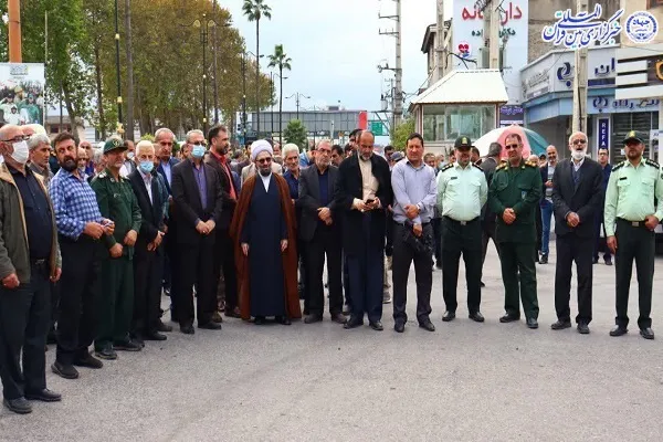 راهپیمایی مردم شهرستان نور در محکومیت اقدامات تروریستی اخبر در کشور