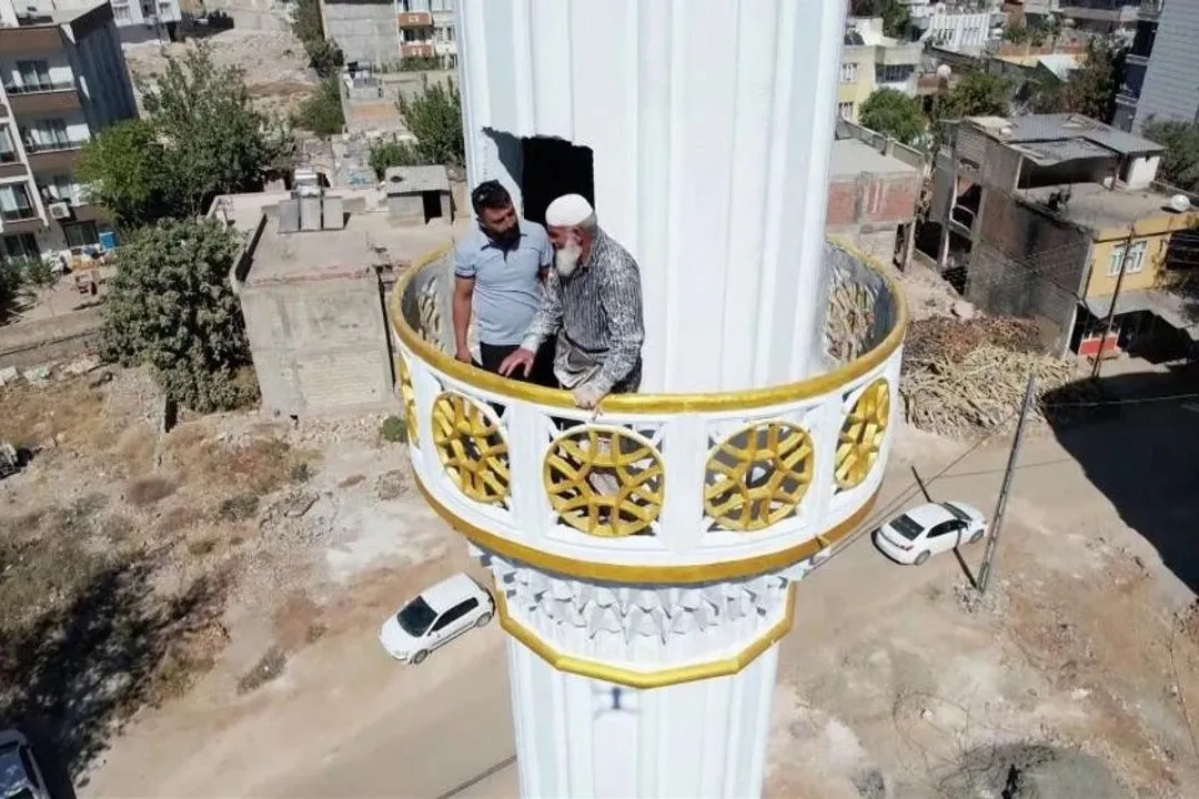 60 yaşındaki minare ustası Hasan Yazıcı, 80 ilde 172 minare yaptı