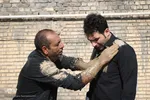 آیین «گل‌مالی» صبح عاشورا در فولادشهر اصفهان