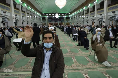 ارتباط تصویری مقام معظم رهبری با جمعی از مردم آذربایجان شرقی‎