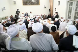 دیدار جمعی از علما، امامان جمعه و مدیران مدارس علمیه اهل سنت سراسر کشور