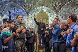 عزاداری روز شهادت حضرت امام رضا(ع) در حرم مطهر حضرت شاهچراغ (ع)