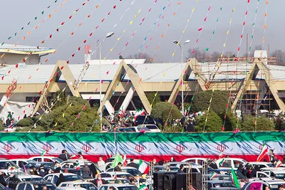 راهپیمایی خودرویی و موتوری مردم گیلان در سالروز پیروزی انقلاب