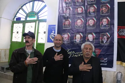 سوگواری اهالی شهرک سعدی در عزای رهبر شهید