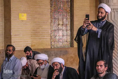 بازدید شرکت کننده طلاب حاضر در دوره تربیت مربی بین‌الملل از مسجد نصیرالملک شیراز ‎‎