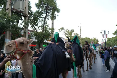 مراسم جاماندگان اربعین حسینی در ملایر