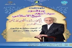 برگزاری آیین نکوداشت بنیانگذار رشته دانشگاهی فقه شافعی دانشگاه تهران در سنندج