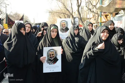 راهپیمایی مردم تبریز در پی شهادت سردار سپهبد شهید قاسم سلیمانی