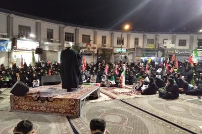 یکصد و شصت و پنجمین اجتماع شبانه مردم بابلسر