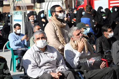 استقبال و تشییع چهار شهید گمنام در یزد‎