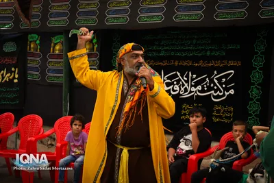 تعزیه شهادت امام رضا(ع) در خمینی‌شهر
