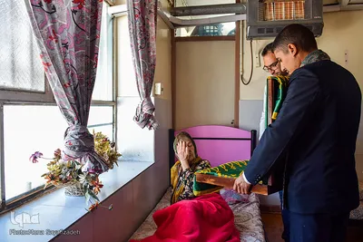 حضور خدام رضوی در خانه سالمندان ـ اهواز