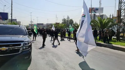Beisetzung von Mitgliedern der Haschd al-Schaabi