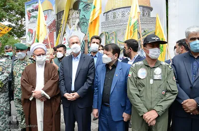 مراسم نمادین روز جهانی قدس در تبریز