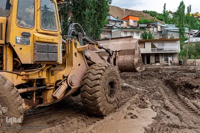 خسارات سیل در روستای ناریان طالقان