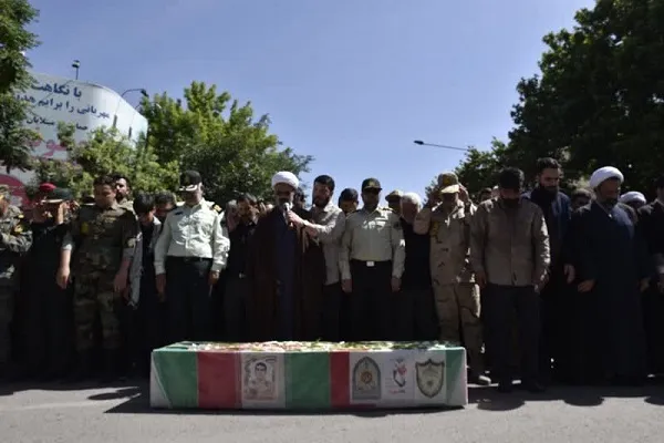 «محمد مهدی احمدی» شهید مرزبان بجنوردی در خاک آرام گرفت