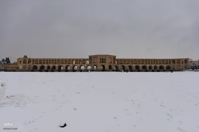اصفهان در آغوش برف