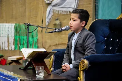 کرسی تلاوت قرآن کریم در مسجد جامع فاطمه الزهرا(س)
