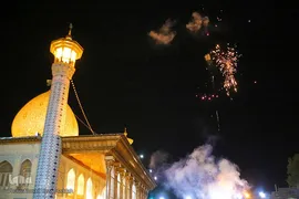 جشن عید بیعت با امام زمان(عج) در حرم شاهچراغ(ع)