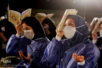 قرار بندگی؛ احیای شب ۲۱ رمضان در بیمارستان حضرت علی اصغر(ع) شیراز
