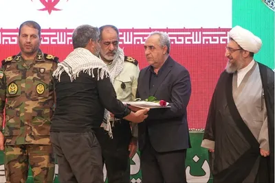 مراسم گرامی‌داشت شهدای جنگ تحمیلی دوم و سوم نیروی انتظامی