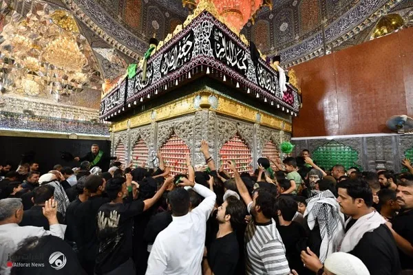 عزاداری زائران امام حسن عسکری(ع) در سامرا + عکس