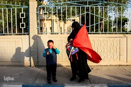 مراسم بدرقه شهید ۴ساله حادثه تروریستی اهواز