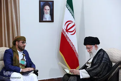 دیدار سخنگوی جنبش انصارالله یمن با رهبر انقلاب