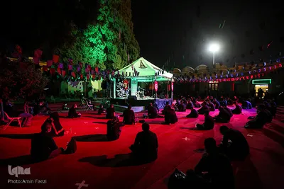 مراسم عزاداری محرم در حرم علی ابن حمزه(ع) شیراز