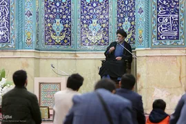 مراسم ترحیم مرحوم یعقوب منصوری پدر کریم منصوری قاری ممتاز و بین المللی کشور