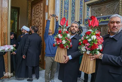 آیین بازگشایی ضریح حرم حضرت زینب خواهر امام رضا (ع)
