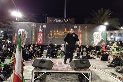 یکصد و چهاردهمین اجتماع مردم انقلابی همزمان با هشتمین شب ماه محرم در بابلسر