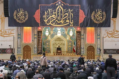 عزاداری شهادت حضرت زهرا(س) در حرم حضرت معصومه(س)