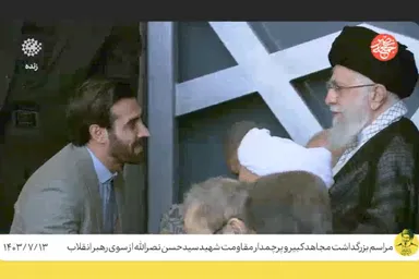 فیلم | تلاوت «مهدی غلام‌نژاد» در مراسم جمعه نصر