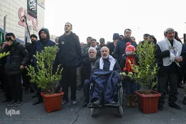 اجتماع عزاداران فاطمی در میدان هفت تیر تهران