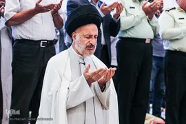 نماز عید قربان در شاهچراغ