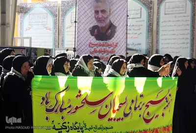 اجتماع بزرگ شکوه مقاومت بسیجیان سمنان