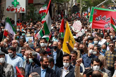راهپیمایی روز جهانی قدس در زنجان