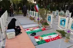 تحویل سال ۱۴۰۵ در گلستان شهدای اصفهان
