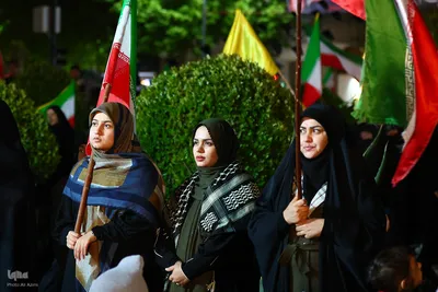 مراسم روضه‌خوانی به مناسبت شهادت رهبر انقلاب اسلامی در اصفهان